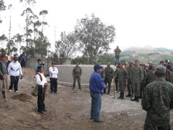 Ecuadorian army helps in reforestation efforts